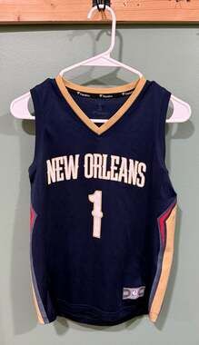 Fanatics Zion Williamson New Orleans Pelicans Jersey Size M Youth Navy